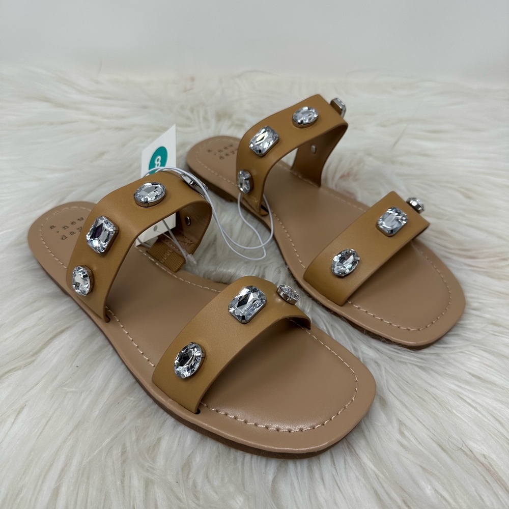 A New Day Brit Women Double Stud Strap Sandals
